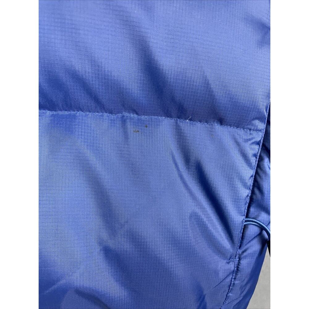 Gap Vest Men Small Blue Down Filled Puffer Zip Out Hood Pockets Gorpcore - Picture 2 of 16